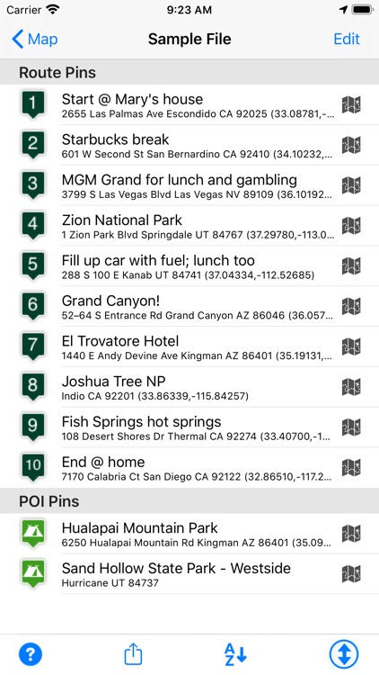 Road Trip Planner Viewer screenshot-3