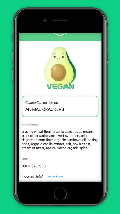 VeganLens: Vegan & Health Info Screenshot