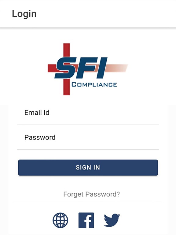 SFI Safety App iPad screenshot 2 - Business app