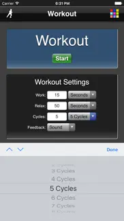 workout iPhone Captures Décran 4