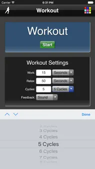 Workout iphone bilder 3