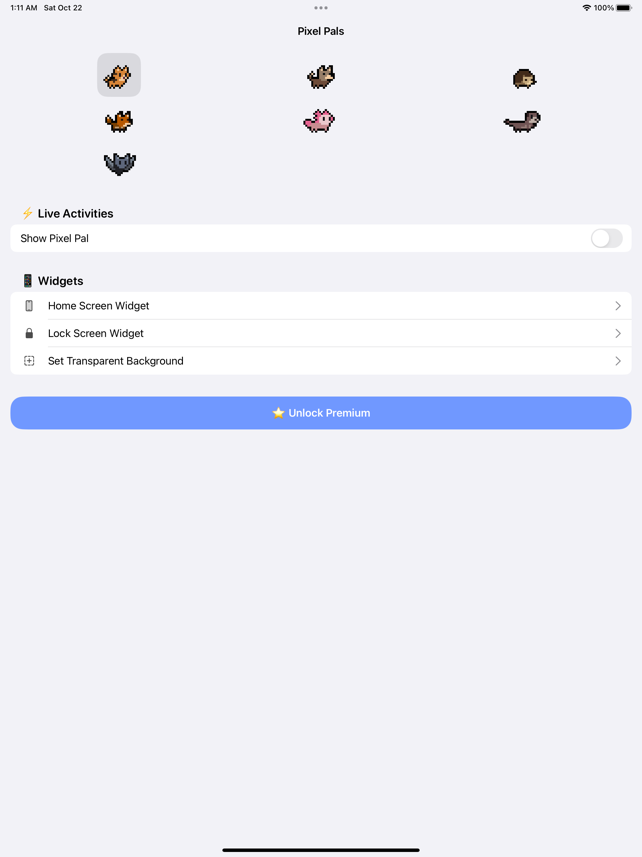 Pixel Pals Widget Pet Game Screenshot