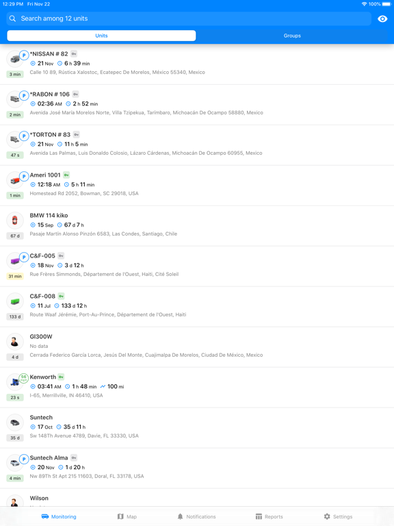 beyondGPS iPad screenshot 1 - Business app