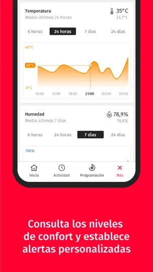 Captura de pantalla de My Verisure en iPhone 7