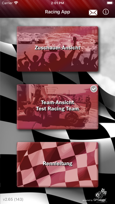 Screenshot #2 pour Racing App