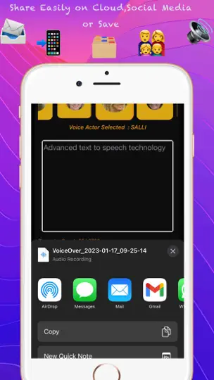 Capture d'écran de Générateur De Voix Par IA sur iPhone 6