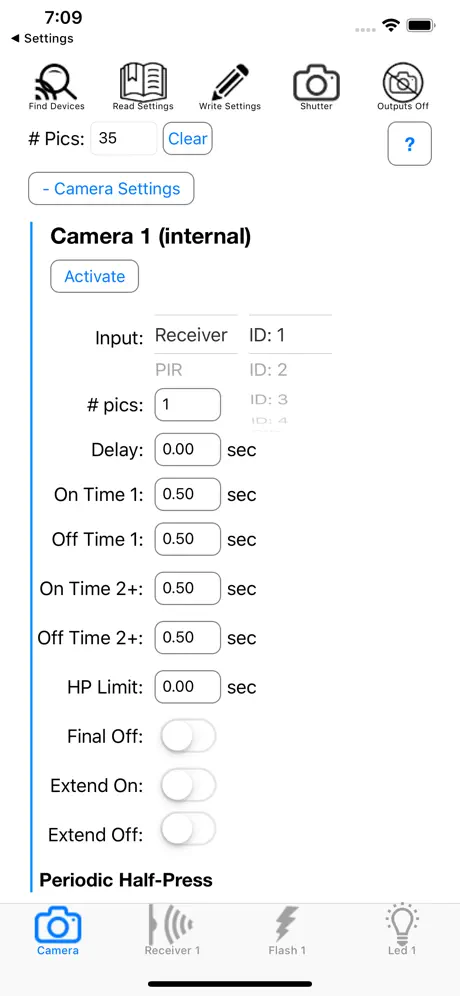 Scout Cam Control