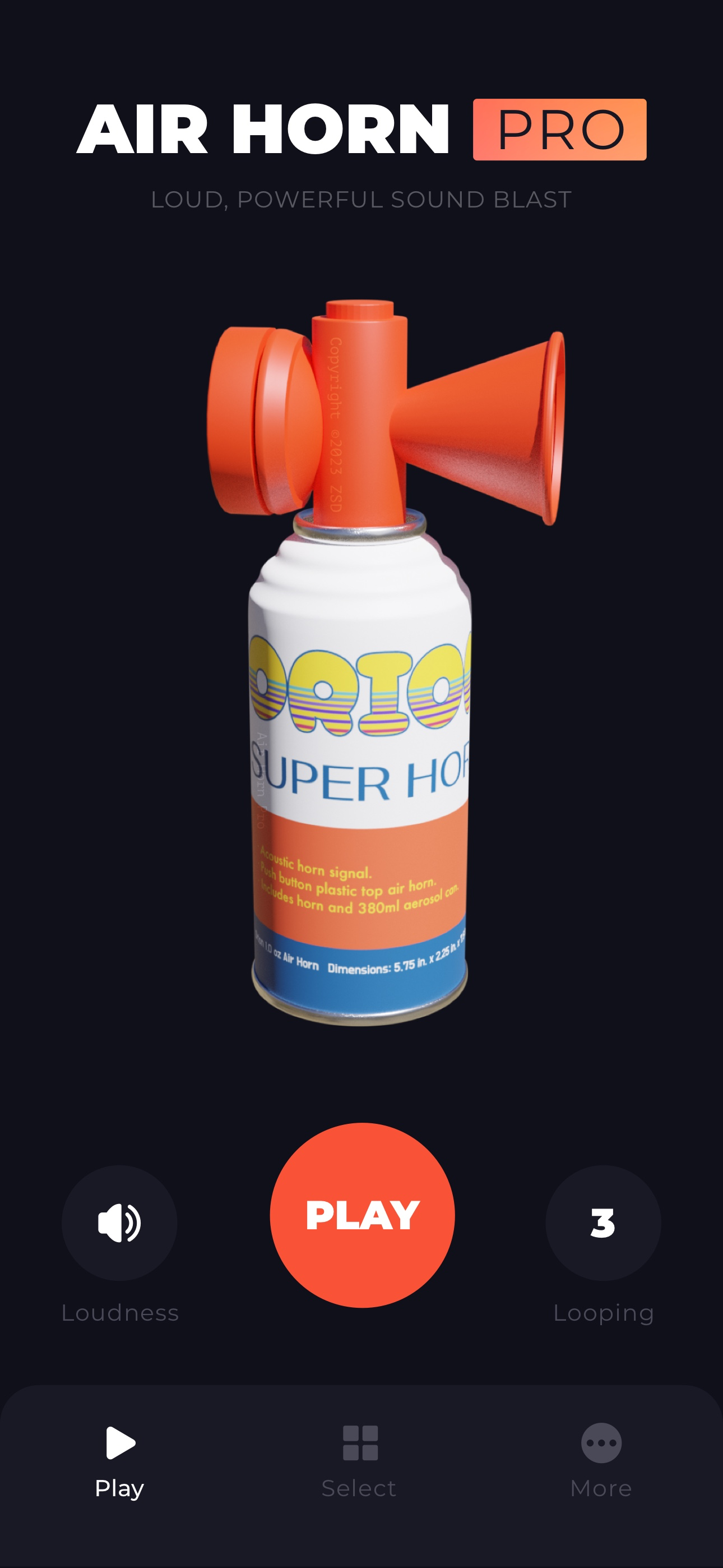 Air Horn Sound - Pocket Horn