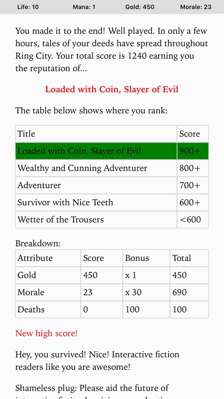 Dungeons and Decisions RPG screenshot 6
