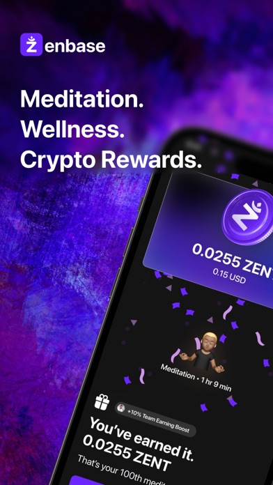 Zenbase: Meditate-To-Earn Screenshot