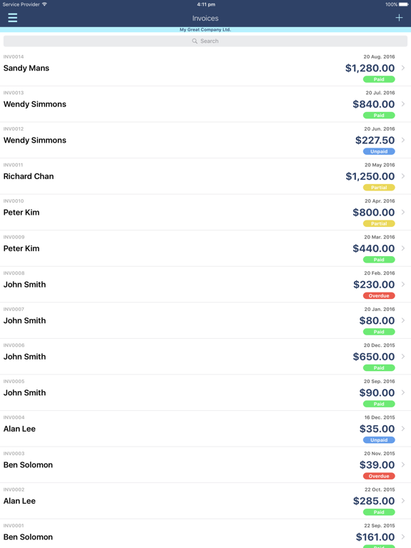 Screenshot #4 pour Invoice Professional
