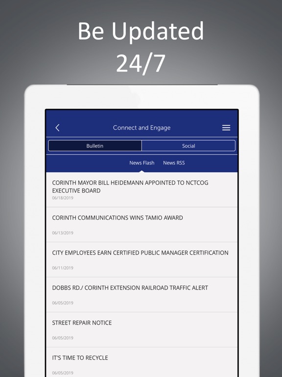 MyCorinth iPad screenshot 4 - Productivity app