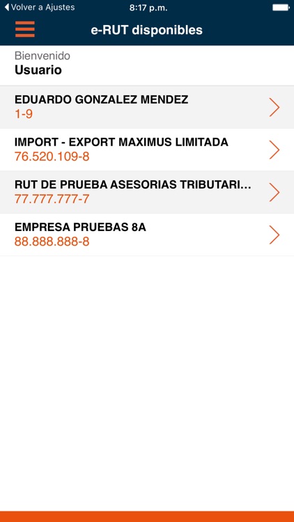 e-RUT - Cédula RUT Electrónica