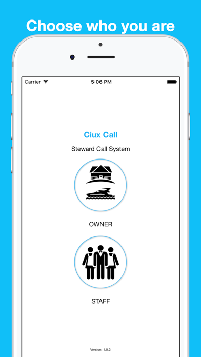 CiuxCall – Steward Call app screenshot
