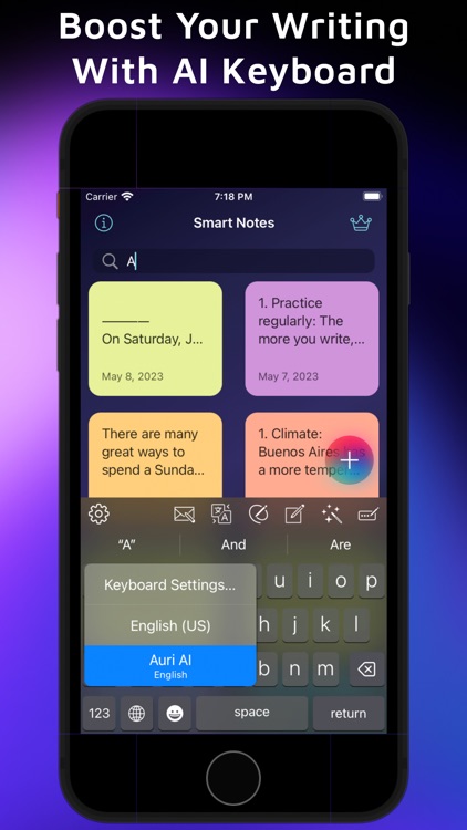 Auri AI Keyboard & Assistant