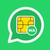 Virtual Phone Number & 2nd WA icon