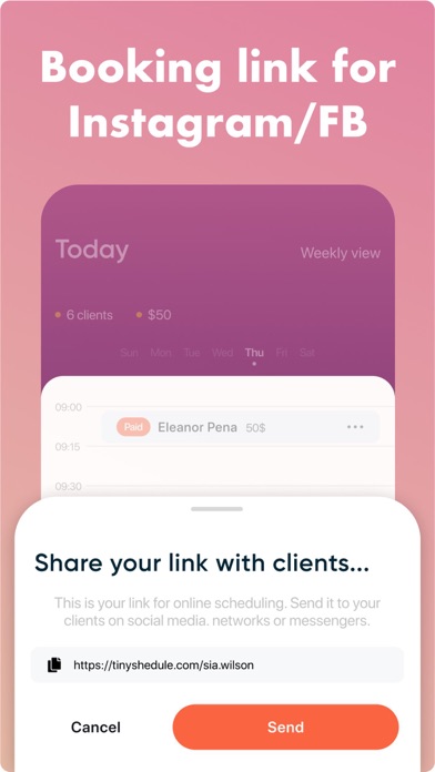 Tiny Schedule: Scheduling App Screenshot