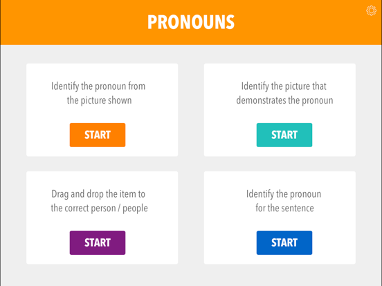 Pronouns by Teach Speech Apps app screenshot