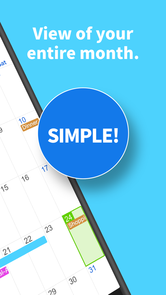 #2. Simple Calendar - SimpleCal (iOS) 由: Yohei Fujikawa
