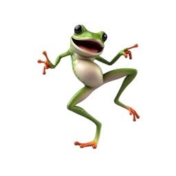 Dancing Frog Stickers