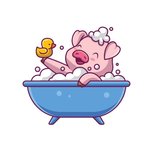 Piglet Bath Stickers