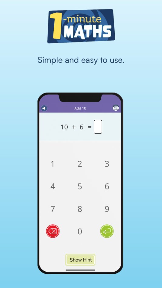 #9. 1-Minute Maths (iOS) 由: White Rose Education Services Limited
