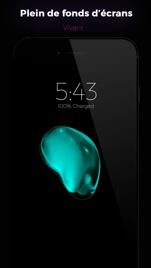 Capture d'écran de Black Lite - Fonds D'écran sur iPhone 5