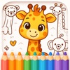Connect dots & paint – jungle icon