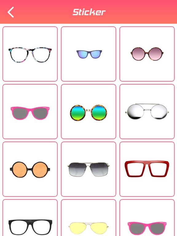 Sunglasses Glass Editor - Lens iPad screenshot