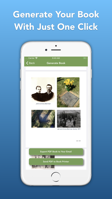 Memories Book Family History Screenshot