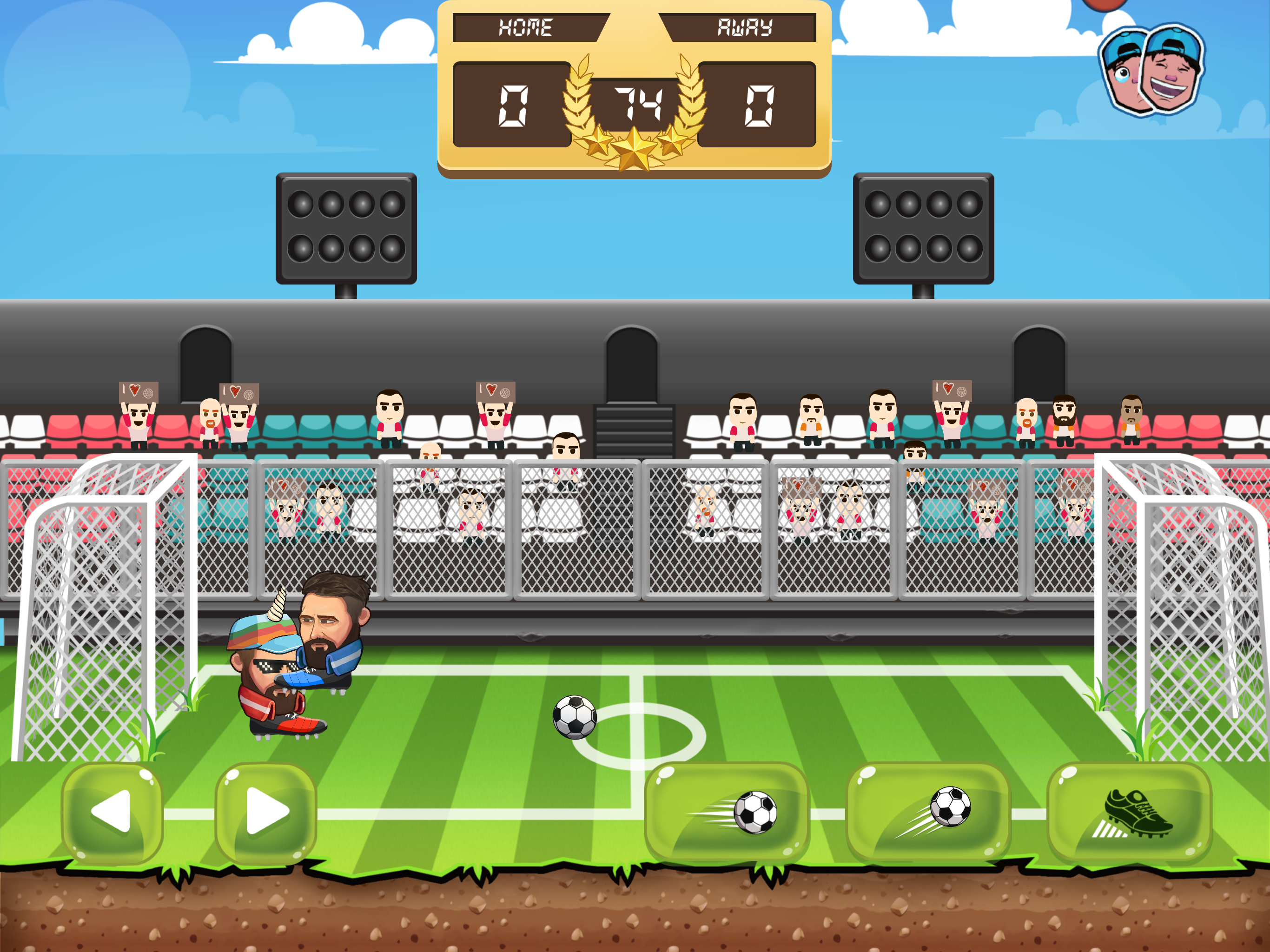 Super Head Ball Battle: Soccer screenshot 12