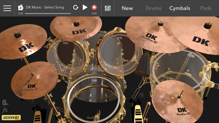 DrumKnee 3D Drums - Drum set screenshot-3