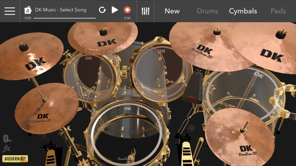#4. DrumKnee 3D Drums - Drum set (iOS) di: Music4Fun LLC