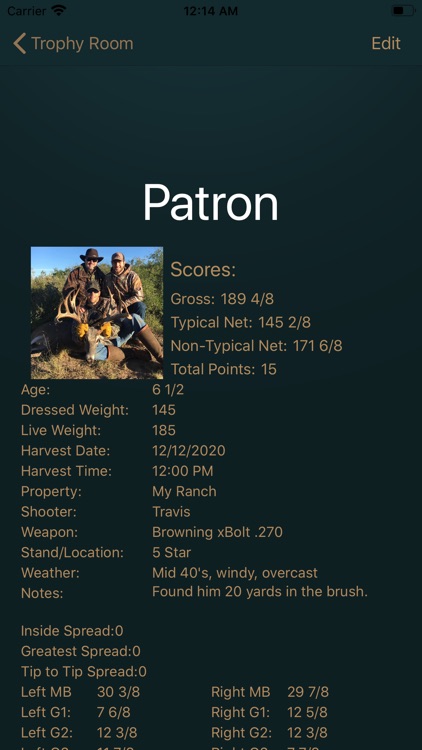 Stag Brag: Deer Scoring App