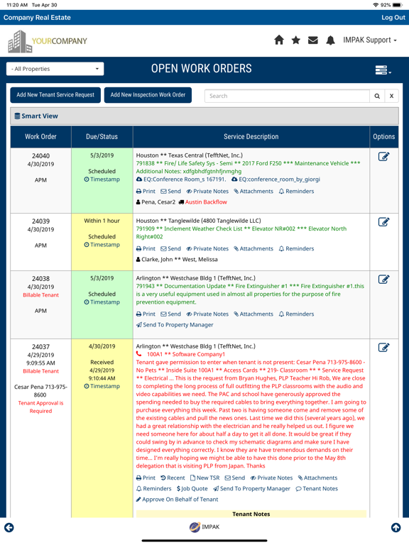 IMPAK iPad screenshot 2 - Business app