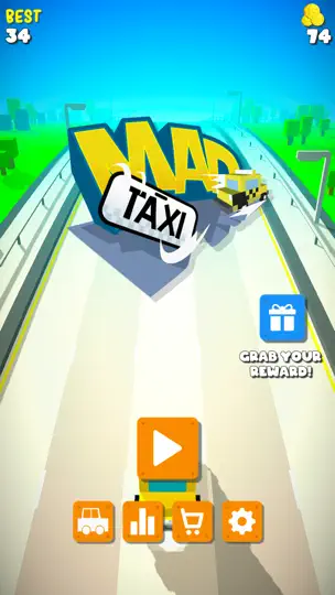 Capture d'écran de Mad Taxi sur iPhone 1