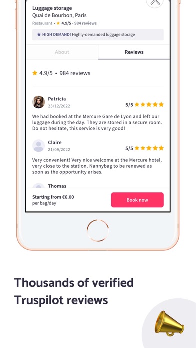 Nannybag - Luggage Storage Screenshot