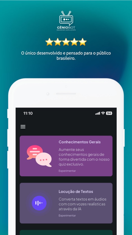 #3. GenioBot (iOS) 由: Marcos Aimola