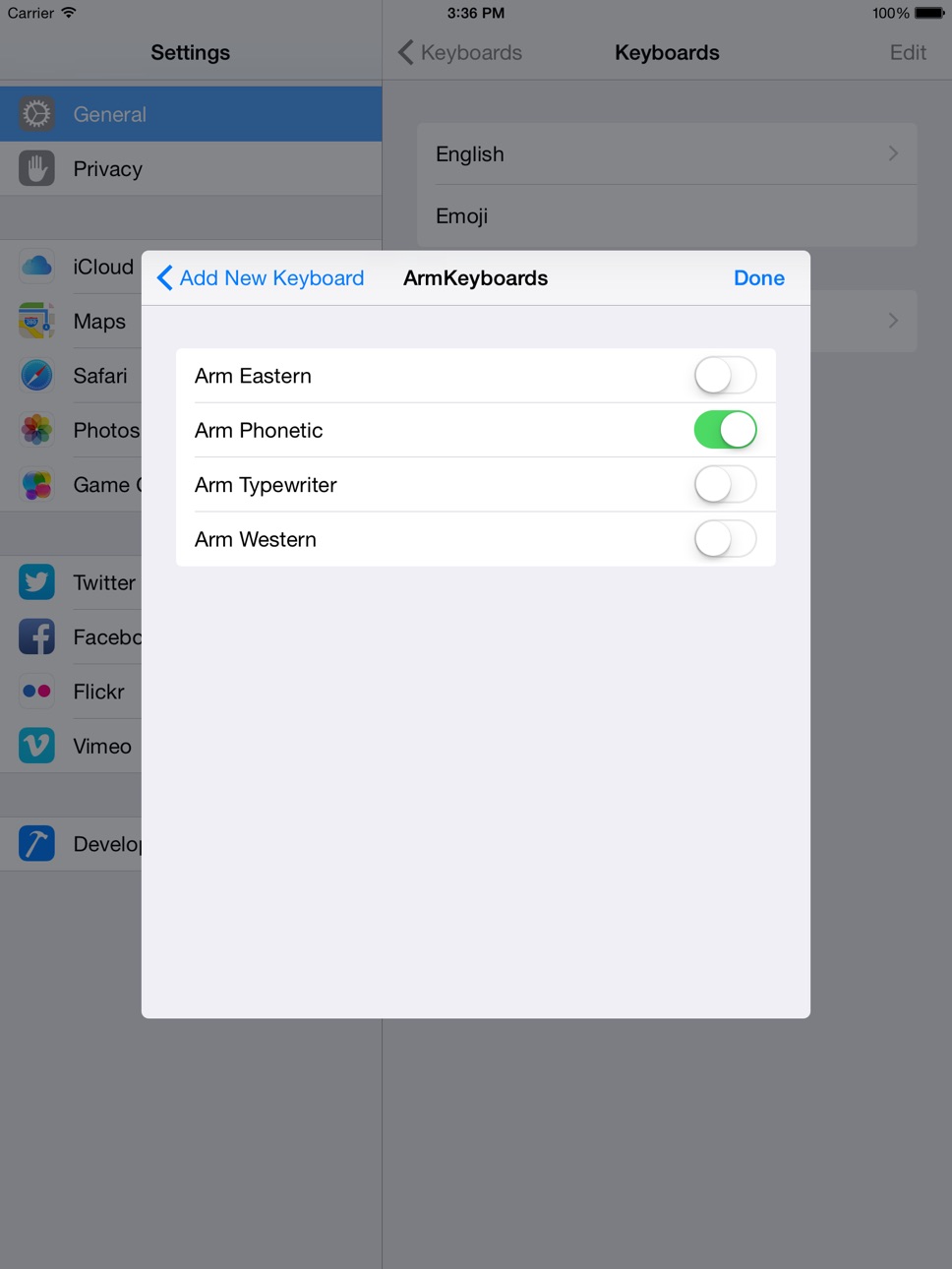 iPad screenshot