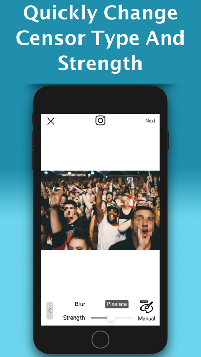 Auto Blur Faces: Photo & Video Screenshot