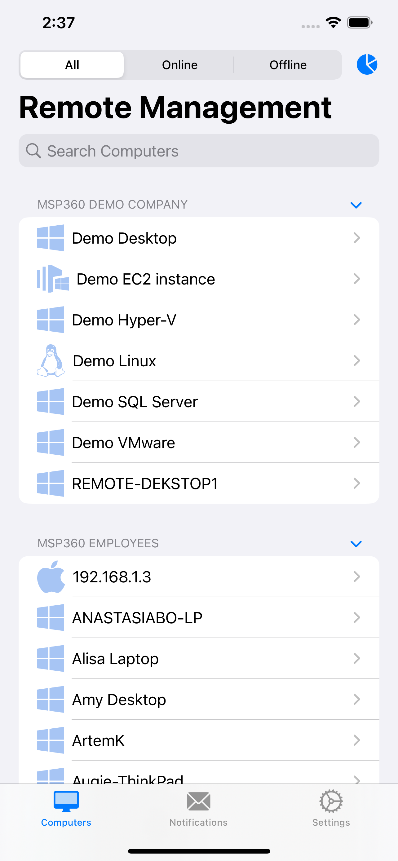 MSP Control