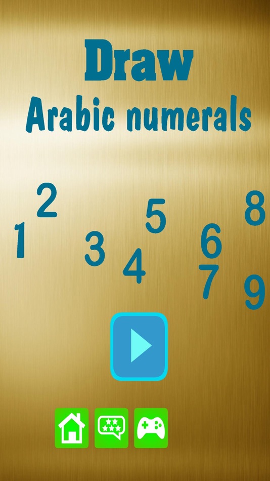#1. Draw Arabic numerals (iOS) 由: 国财 胡