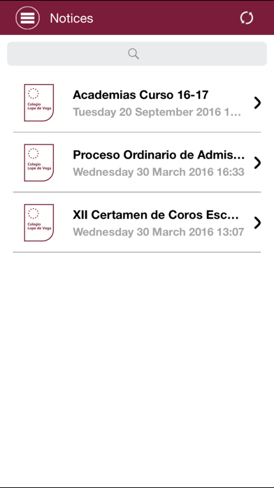 Colegio Lope de Vega Screenshot