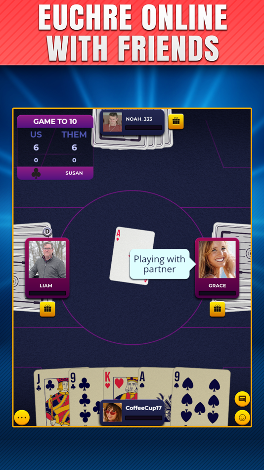 #2. Euchre.com - Euchre Online (iOS) 由: CASUALINO AD
