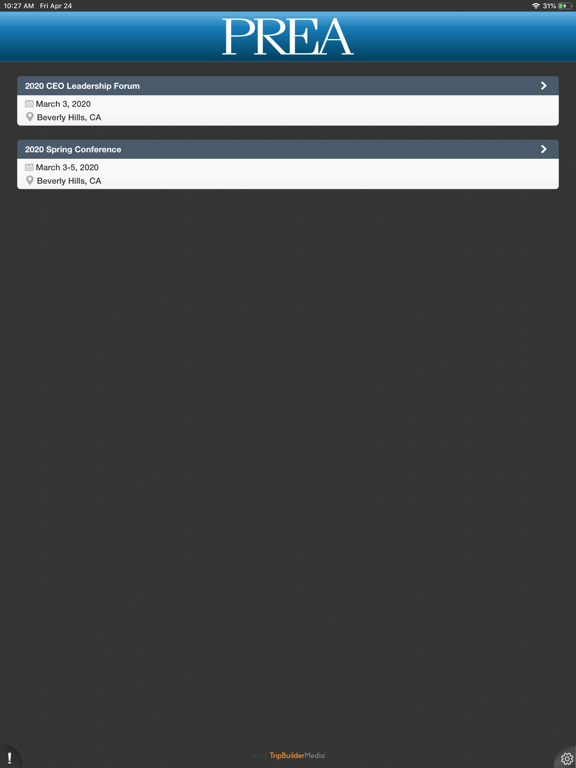 Screenshot #5 pour PREA Conferences