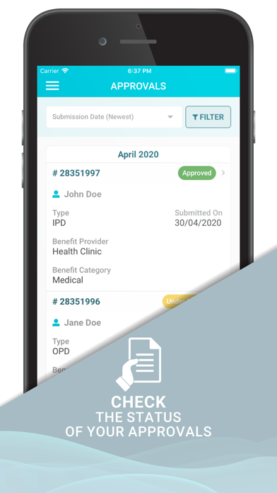 SAICOHEALTH Connect Screenshot