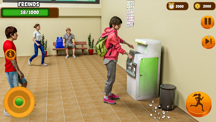 High School Girl Life 3D Game screenshot-3