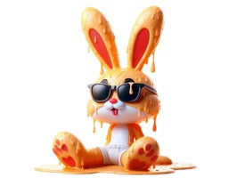 Sweaty Bunny Stickers