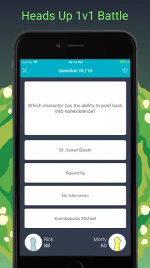 Fan Quiz for Rick and Morty screenshot 2
