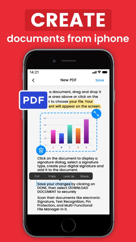 #2. PDF - Scanner, Reader & Editor (iOS) Podle: Pravin Gondaliya